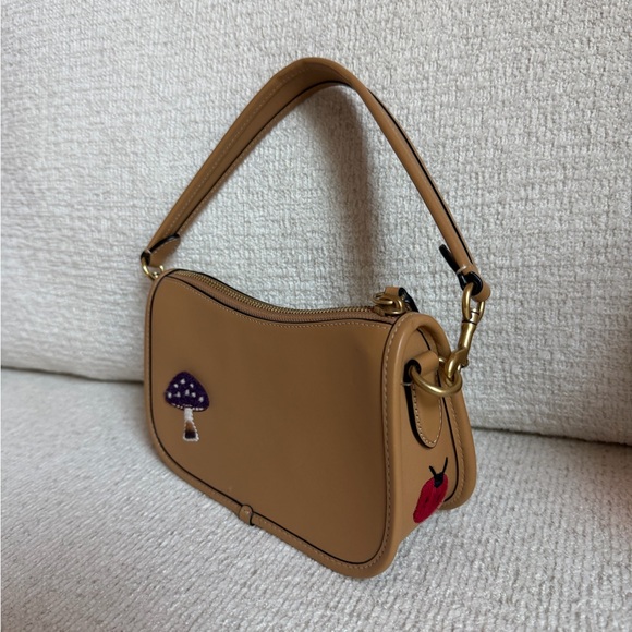Coach Tan Wristlet with Playful Embroidery - Picture 4 of 9